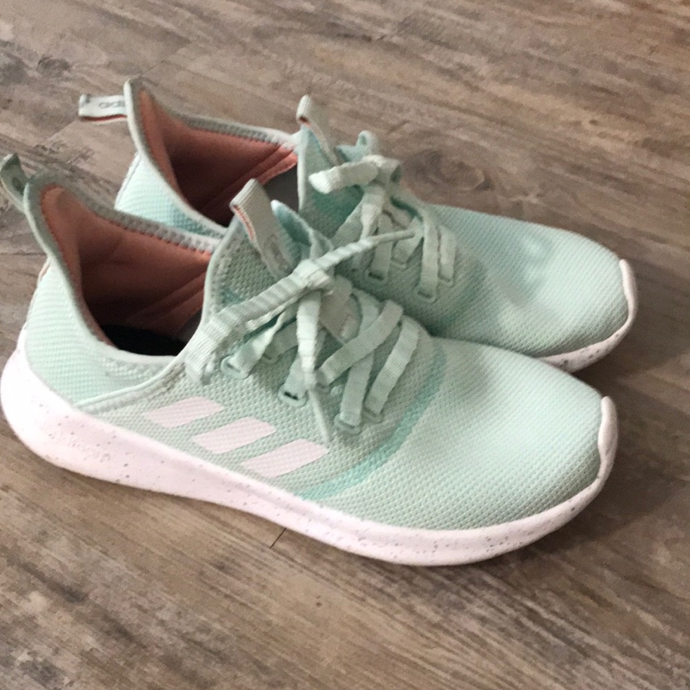 Mint Adidas sneakers